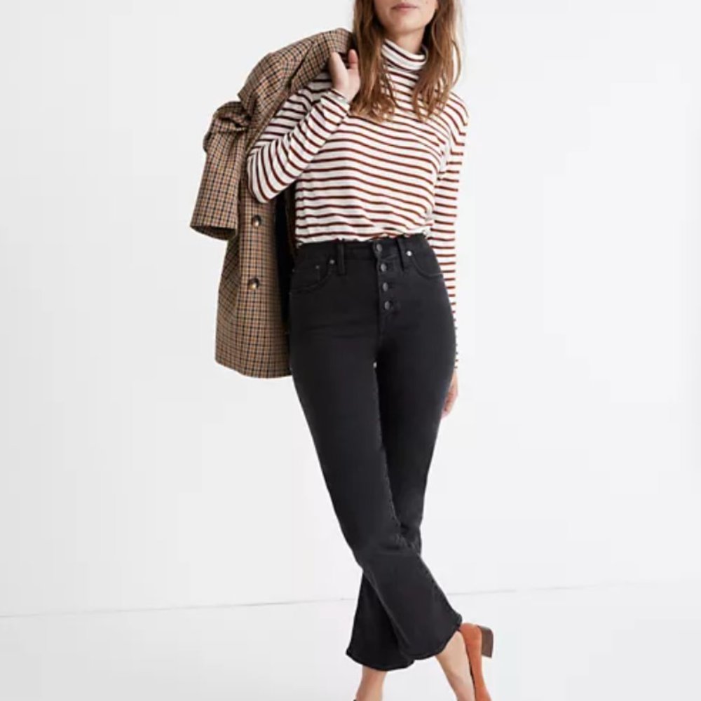 Madewell Cali Demi-boot black jeans